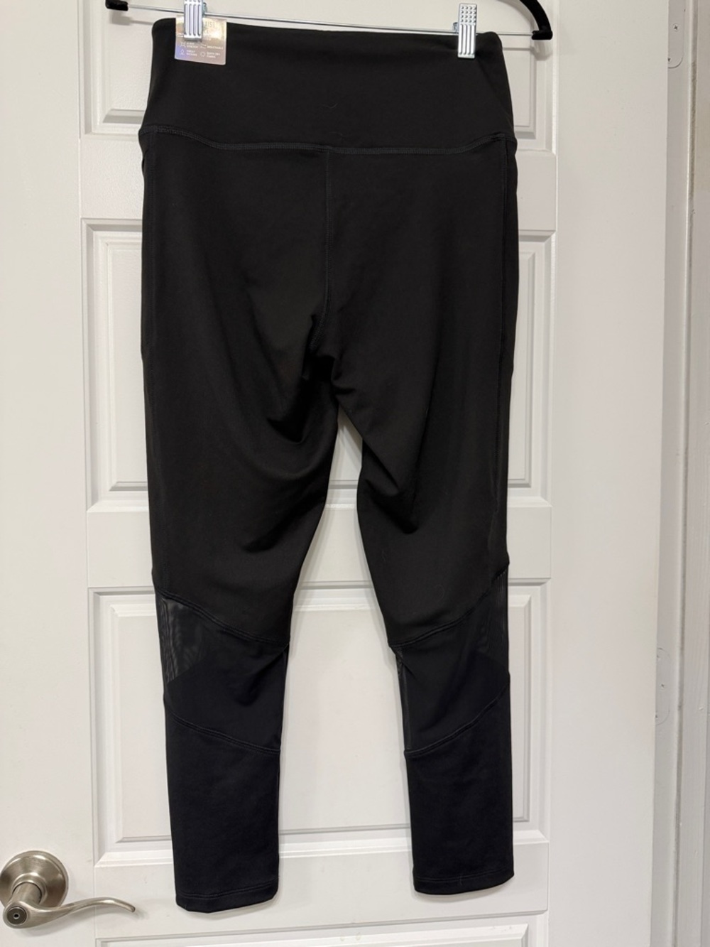 PINK Victoria's Secret Black Mesh Panel Leggings - Picture 3 of 3